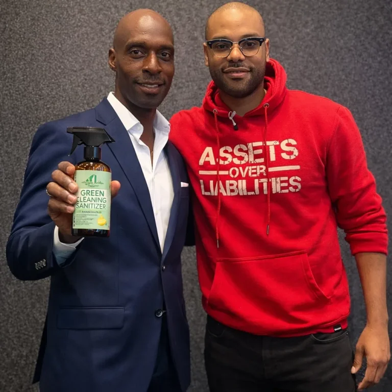 Business partners with Green Cleaning Sanitizer