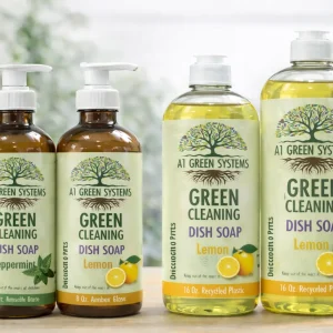 Natural plant-based dish soap